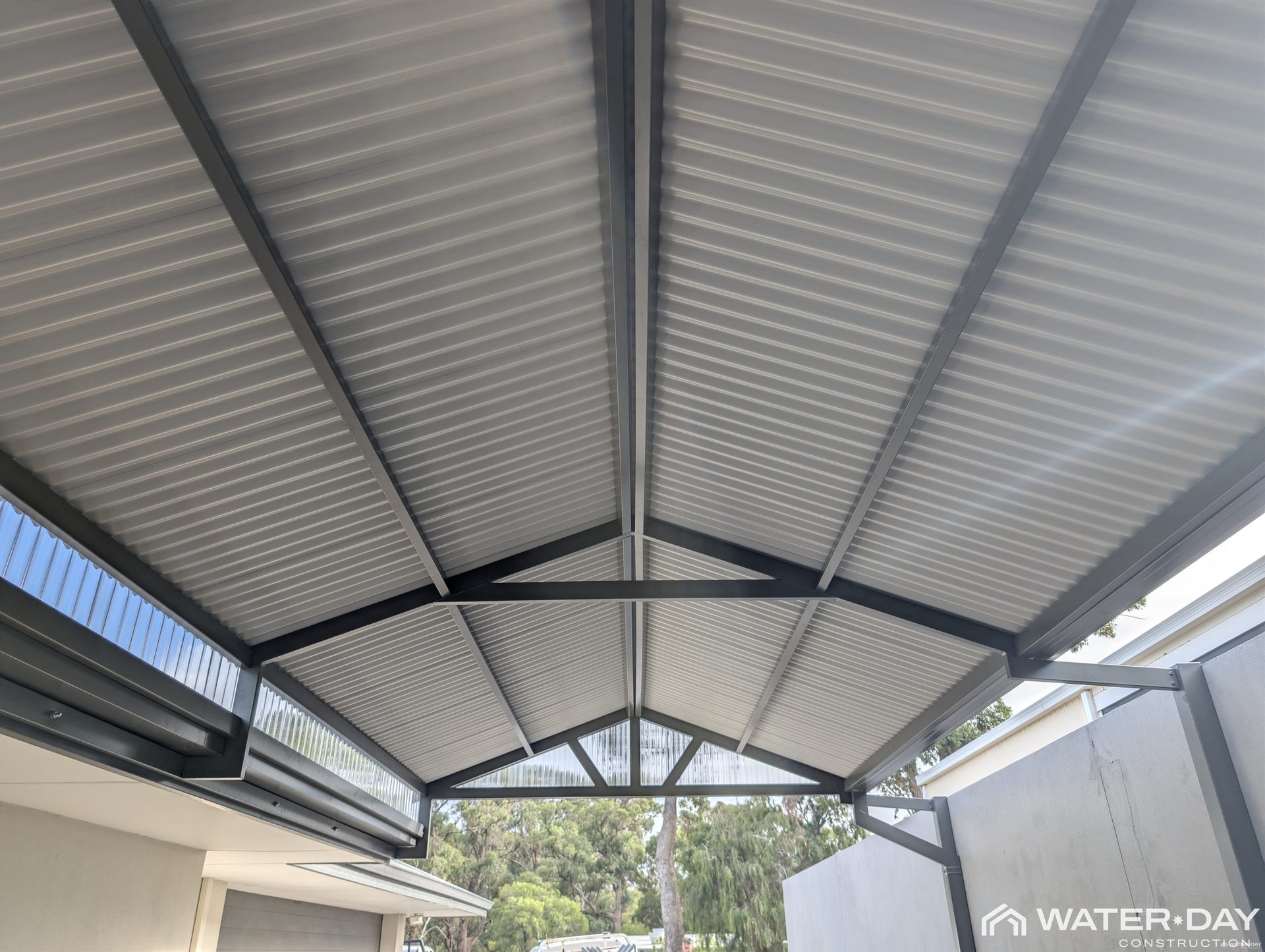 Completed carport structure Dalyellup WA